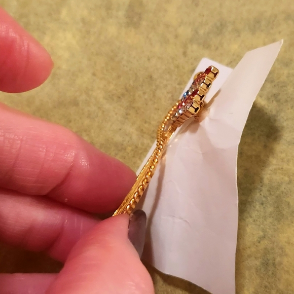 VINTAGE Patriotic Jewelry American Flag Pin 2" - Picture 6 of 6